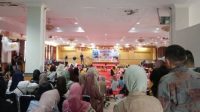 Suasana Lomba Mewarnai Kendari Pos Kids di Aula Gara Pena Kendari, Sabtu (26/9/2026). Foto: kendarinews.com