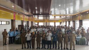 Peserta HLM TPID Provinsi Sulawesi Selatan Zona V di Ruang Pola Kantor Bupati Tana Toraja