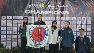 Jenifer Mamoto Sabet Emas Hapkido di Kejurnas Lampung