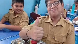 Program Makan Bergizi Gratis di SMPN 2 Palu Jangkau 1.215 Penerima Manfaat