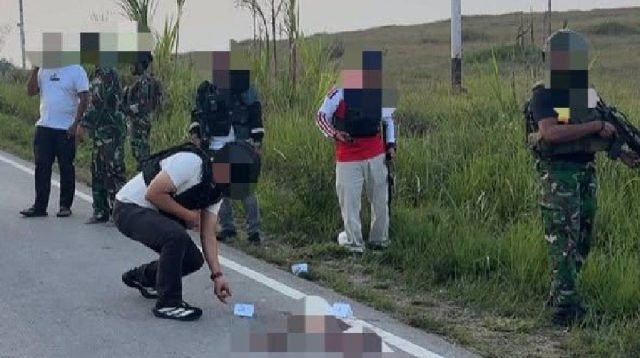 Tim gabungan olah TKP penembakan tiga ASN Dinas Pertanian Jayawijaya di Muliama