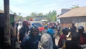 Warga bersiaga pascatawuran di Jalan Ujung Bori Makassar