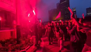 Demo 28 Oktober di Bundaran HI Bubar, Lima Tuntutan Mahasiswa dan Bentrok di Sudirman