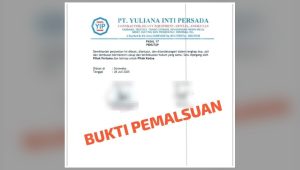 Salinan halaman Pasal 17 perjanjian berkop PT Yuliana Inti Persada yang diterima RadarLuwu, tanda tangan dan nama disamarkan