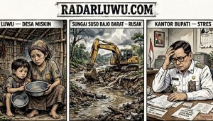 Ilustrasi kemiskinan Luwu dan kerusakan DAS Suso Bajo Barat
