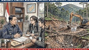 Ilustrasi Sekda Luwu dialog bersama wartawan soal tambang ilegal Bajo Barat