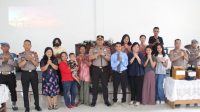 Kapolresta Palu Sambangi Gereja Baptis Galilea, Ajak Jemaat Saring Informasi