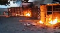 Kios di Pantai Seta-Seta Luwu Utara dibakar massa