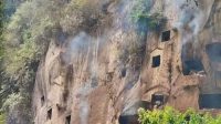Liang Pongtimban Toraja Utara terbakar Liang Pongtimban Baruppu Toraja Utara terbakar