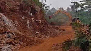 Tambang batu gunung Desa Argomulyo Kalaena Luwu Timur