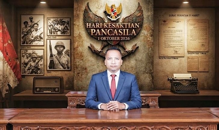 Ketua BKPP AMJI-RI Muh Rafi pada peringatan Hari Kesaktian Pancasila 2026