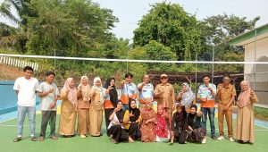 Peresmian lapangan bola voli Dusun Harapan Desa Pasi-Pasi Malili