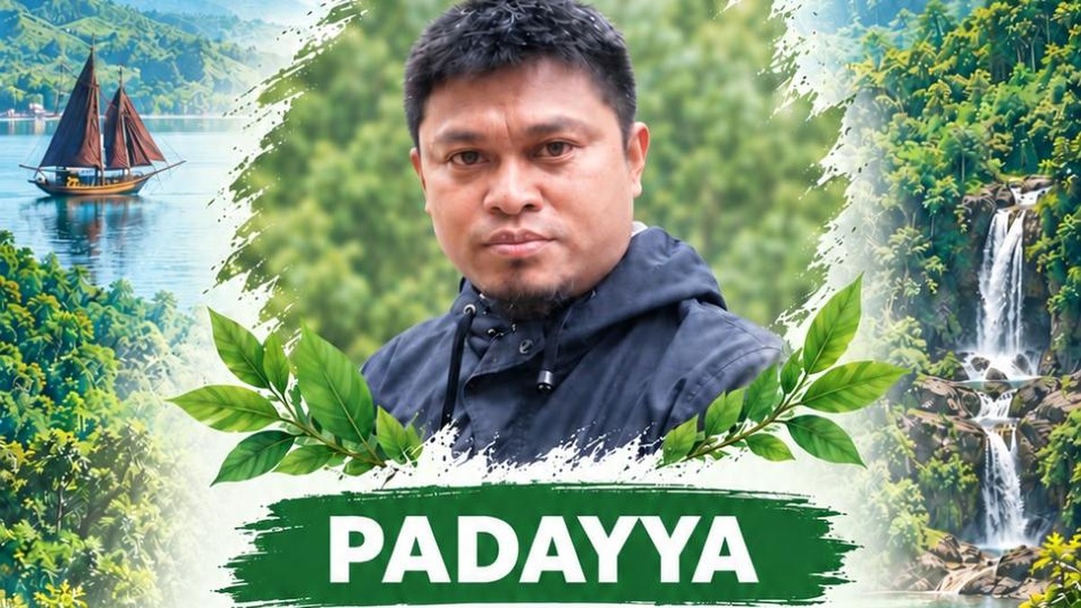 Petugas Manggala Agni KPH Saddang II Padayya yang gugur tertimpa pohon saat memadamkan karhutla di Toraja Utara