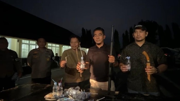 Polda Sulteng Sita Bong dan Sajam saat Gerebek Tawanjuka, Dua Pengguna Dibawa