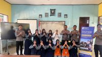 Sosialisasi SPMB SMA Kemala Taruna Bhayangkara di SMP Negeri 2 Malili