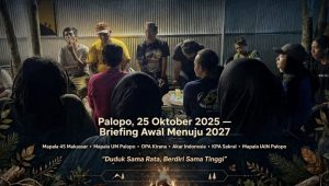 Suasana briefing awal menuju Tudang Sipulung II di Kota Palopo